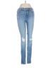 Hollister Hearts Blue Jeans Size 23 waist - photo 1