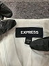Express Houndstooth White Gray Casual Skirt Size 00 - photo 4