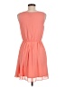 A. Byer 100% Polyester Solid Orange Casual Dress Size M - photo 2