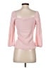 A. Byer Pink 3/4 Sleeve Top Size S - photo 2