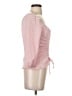 A. Byer Pink 3/4 Sleeve Top Size S - photo 4