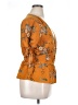 Lily White Orange 3/4 Sleeve Blouse Size XL - photo 4