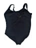 Lands' End Solid Black One Piece Swimsuit Size 26W - photo 2
