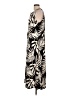 MNG 100% Viscose Tropical Black Casual Dress Size 8 - photo 5