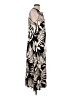 MNG 100% Viscose Tropical Black Casual Dress Size 8 - photo 4