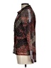 Desigual Animal Print Brown Long Sleeve Blouse Size L - photo 5