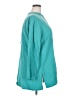 Soft Surroundings Solid Teal 3/4 Sleeve Button-Down Shirt Size 2X - photo 4