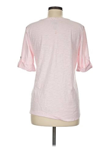 Croft & Barrow 3/4 Sleeve Button-Down Shirt (view 2)
