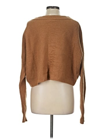 Madewell (Re)sourced Cashmere V-Neck Pullover Sweater (view 2)