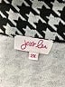 Jess Lea Houndstooth Silver Pullover Sweater Size 2X - photo 7