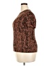 Nine West Brown Short Sleeve Top Size XXL - photo 5