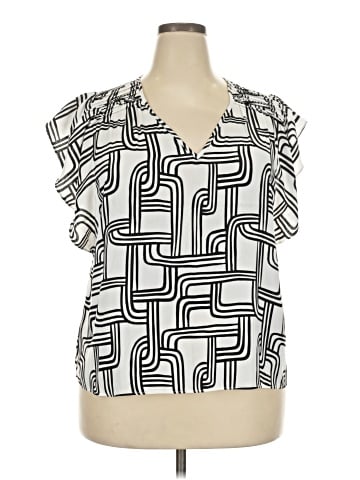 Nine West Short Sleeve Blouse (view 1)