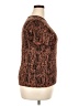 Nine West Brown Short Sleeve Top Size XXL - photo 4