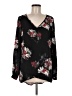 Chelsea & Theodore 100% Polyester Black Long Sleeve Blouse Size M - photo 1