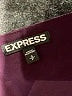 Express 100% Polyester Solid Burgundy Cocktail Dress Size S - photo 7