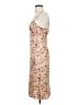 BCBG Floral Tan Cocktail Dress Size 2 - photo 5