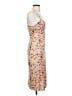 BCBG Floral Tan Cocktail Dress Size 2 - photo 4