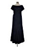 Betsy & Adam Blue Cocktail Dress Size 14W - photo 2