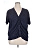 Croft & Barrow Blue Short Sleeve Top Size 1X - photo 1