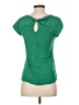 Mossimo 100% Rayon Green Short Sleeve Top Size S - photo 2