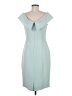 Reiss 100% Polyester Solid Teal Cocktail Dress Size 8 - photo 2
