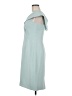 Reiss 100% Polyester Solid Teal Cocktail Dress Size 8 - photo 5
