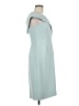 Reiss 100% Polyester Solid Teal Cocktail Dress Size 8 - photo 4