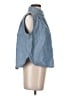 Levi's 100% Cotton Blue Sleeveless Button-Down Shirt Size S - photo 4