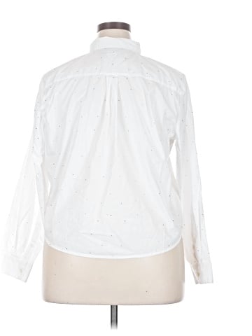 J.Crew Factory Store 3/4 Sleeve Blouse (view 2)