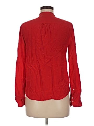 J.Crew Long Sleeve Silk Top (view 2)