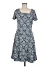 St. John Paisley Blue Casual Dress Size 6 - photo 1