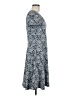 St. John Paisley Blue Casual Dress Size 6 - photo 4