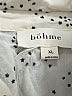 Böhme 100% Rayon Polka Dots Ivory Short Sleeve Blouse Size XL - photo 7
