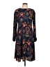 I. Madeline Paisley Blue Casual Dress Size L - photo 1