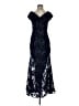 Xscape 100% Nylon Blue Cocktail Dress Size 4 (petite) - photo 1