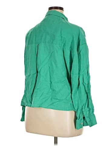 Cynthia Rowley TJX 3/4 Sleeve Button-Down Shirt (view 2)