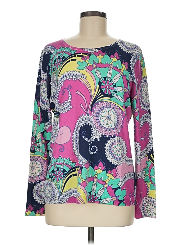 Pre-owned Talbots Long Sleeve T-shirt In Purple