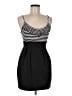 Forever 21 Stripes Black Cocktail Dress Size M - photo 1