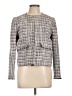 J.Crew 100% Cotton Tweed Blue Ivory Jacket Size 12 - photo 1