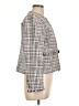 J.Crew 100% Cotton Tweed Blue Ivory Jacket Size 12 - photo 4
