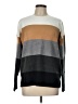 French Connection Color Block Gray Pullover Sweater Size L - photo 1