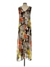 Final Touch Print Brown Cocktail Dress Size S - photo 2