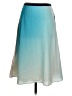 Crosby 100% Polyester Color Block Teal Casual Skirt Size S - photo 1