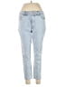 Express Hearts Blue Jeans Size 14 - photo 1