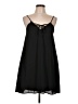 Mimi Chica 100% Polyester Solid Black Casual Dress Size L - photo 1