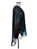 Juicy Couture 100% Polyester Blue Long Sleeve Blouse Size M - photo 4