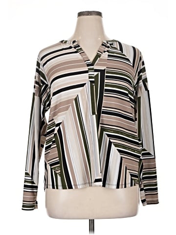 Dana Buchman Long Sleeve Blouse (view 1)