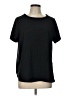 Ann Taylor 100% Polyester Black Short Sleeve Top Size L - photo 1
