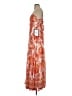 Avec Les Filles 100% Polyester Orange Casual Dress Size 4 - photo 5