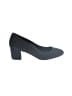Just Fab 100% Leather Black Heels Size 7 - photo 1